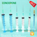 Auto Disable Seringa Syringe 0.5ml 1ml, 3ml, 5ml, 10ml, 20ml